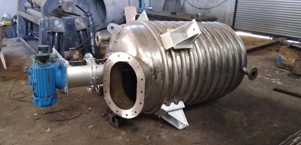 Stainless Steel SS304 MS Limpet Pressure Vessel, Max Pressure: 12-15 kg