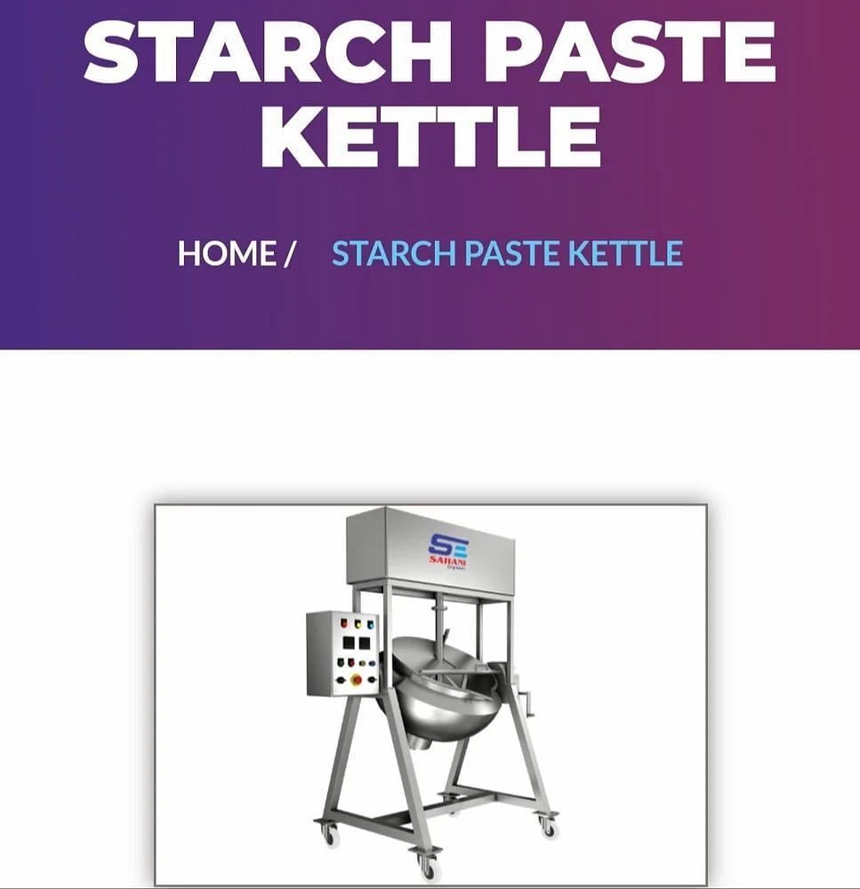 Stainless Steel Starch Paste Kettle