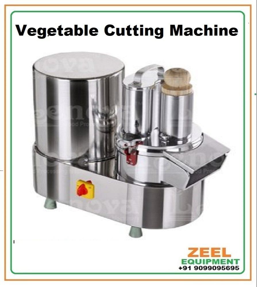 Stainless Steel StSainless Steel Zeel Vegetable Cutting Machine, For Hotel, 1 Hp Single Phase