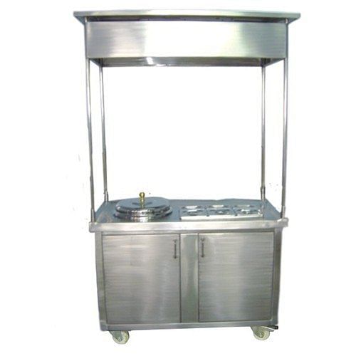 Stainless Steel Sweet Corn Trolley