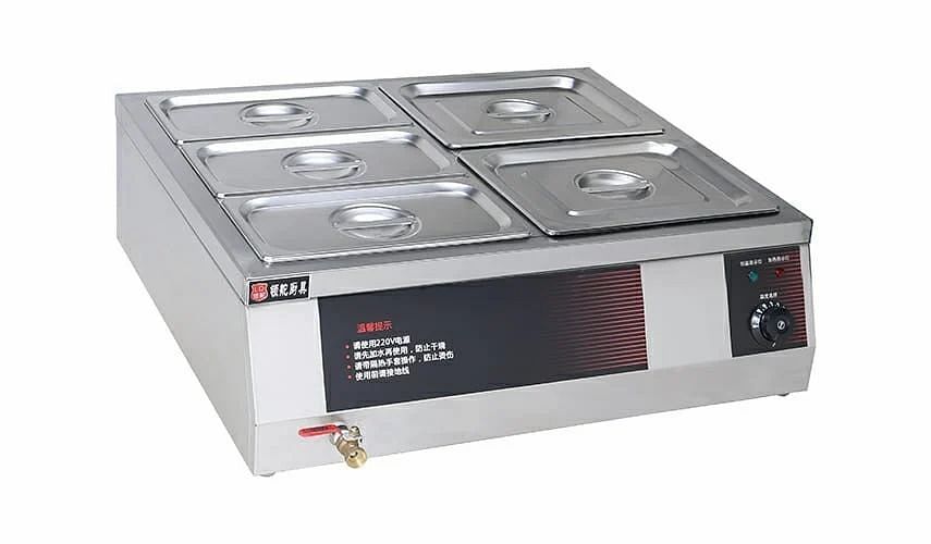 Stainless Steel Table Top Bain Marie Kitchen Equipment