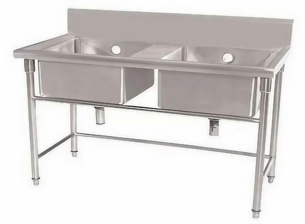 Stainless Steel TWO SINK