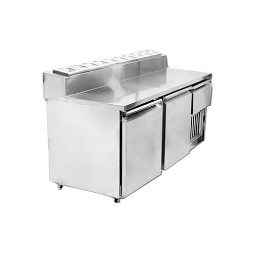 Stainless Steel Uc Under Counter Refrigerator Salad Counter, Capacity: 400 L