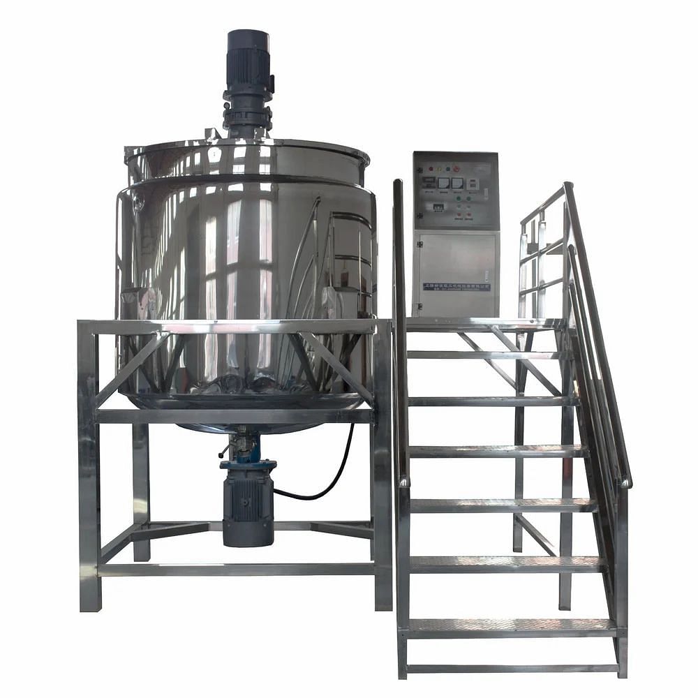 Stainless Steel Vertical Mixers, For Industrial and Ayurvedic, Capacity: 500 Ltrs Above