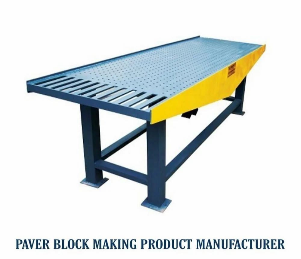 Stainless Steel Vibrator Paver Block Making Machine, Capacity: 2000-2500 Blocks per hour