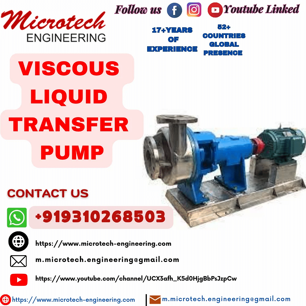 Stainless Steel Viscous Liquid Transfer Pump, 0.5 To 100m3/Hr, Model: ftp