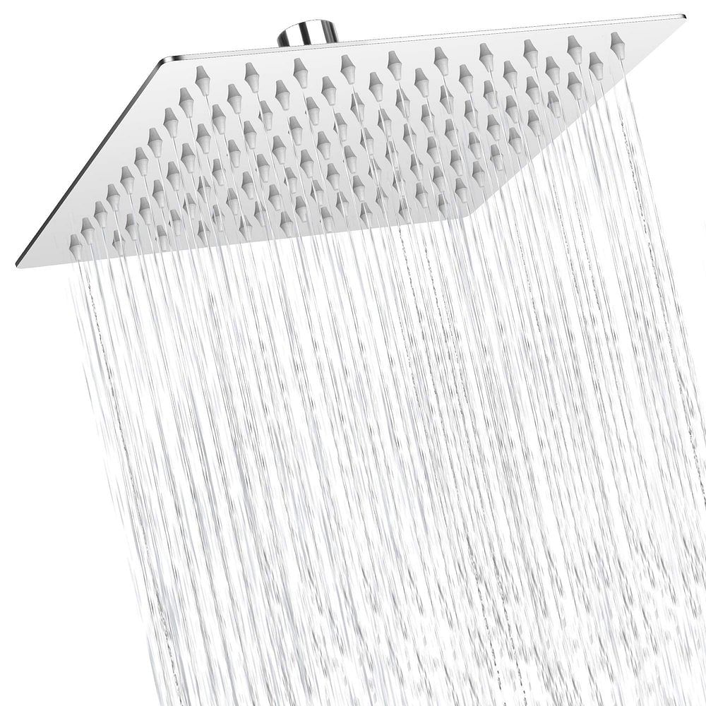 Stainless Steel Wall Mounted Square Rain Shower