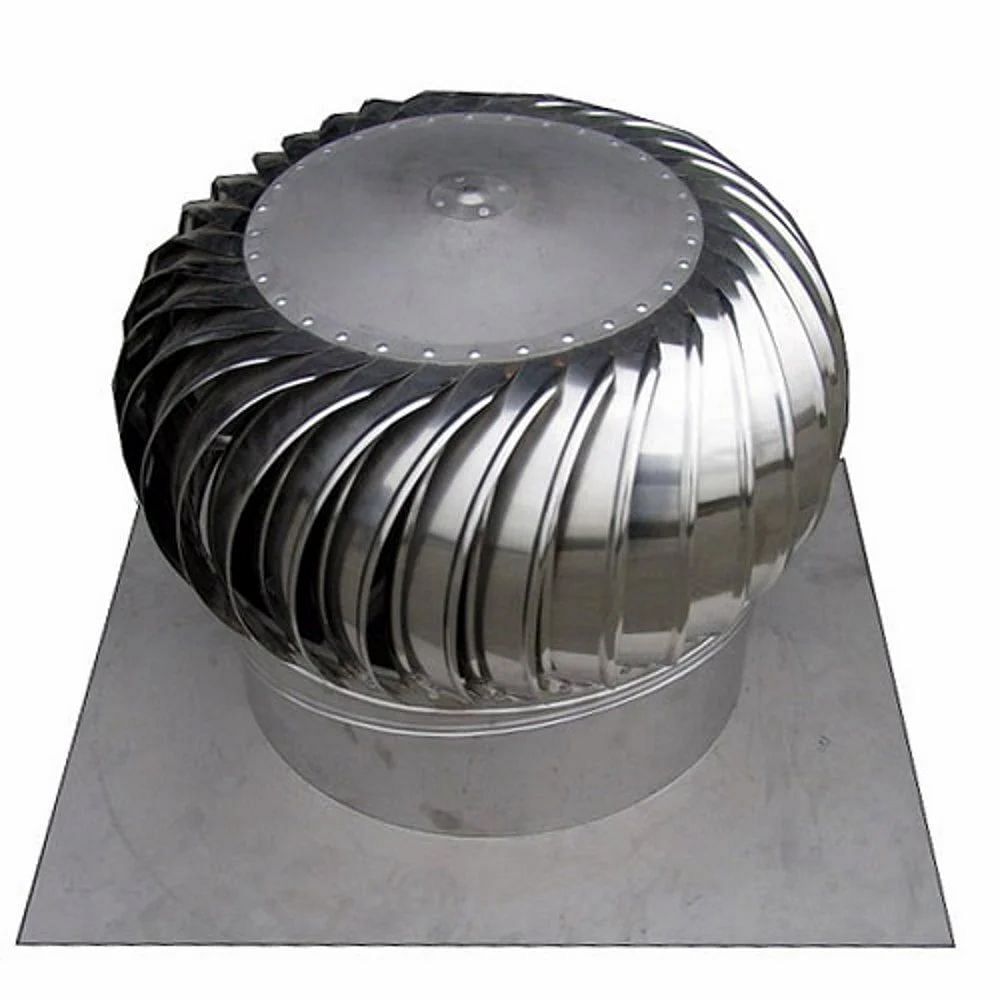 Stainless Steel Wind Turbine Ventilator, For Industrial