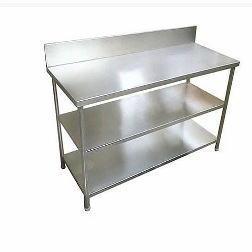 Stainless Steel Working Table With Under Shelf, For Hotel,Restaurant