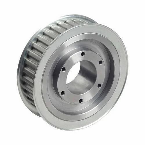 Stainless Steel(SS) Timing pulley, For Double Beam Crane, Single Groove