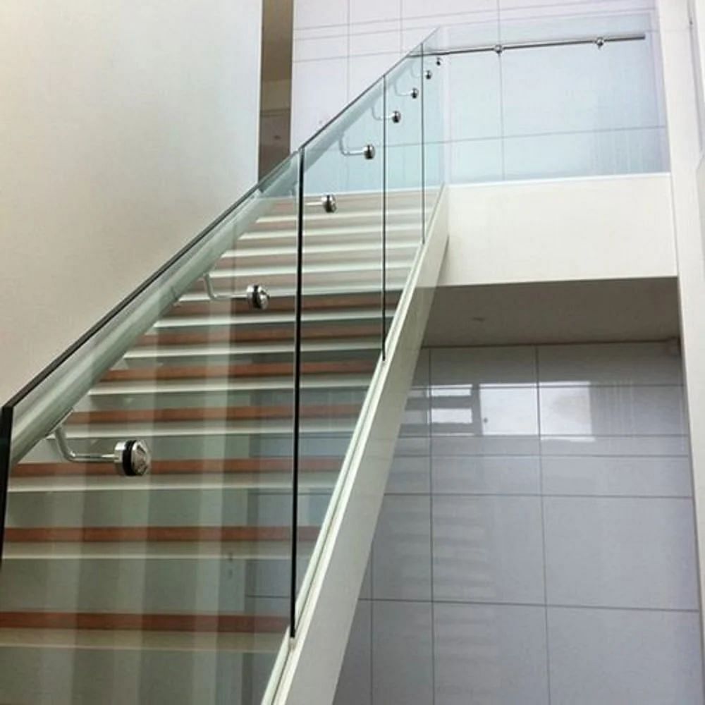 Staircase Grills Stainless Steel Glass Railing