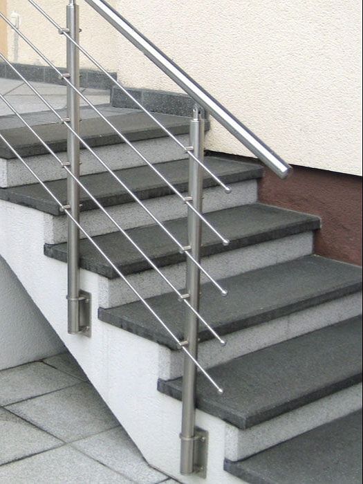 Stairs Stainless Steel Railing, For Hotel, Mounting Type: Floor