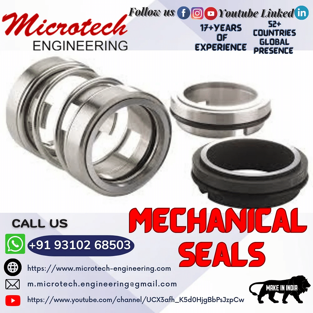 Standard Stainless Steel Mechanical Seals, For PHARMA, Model Name/Number: MS