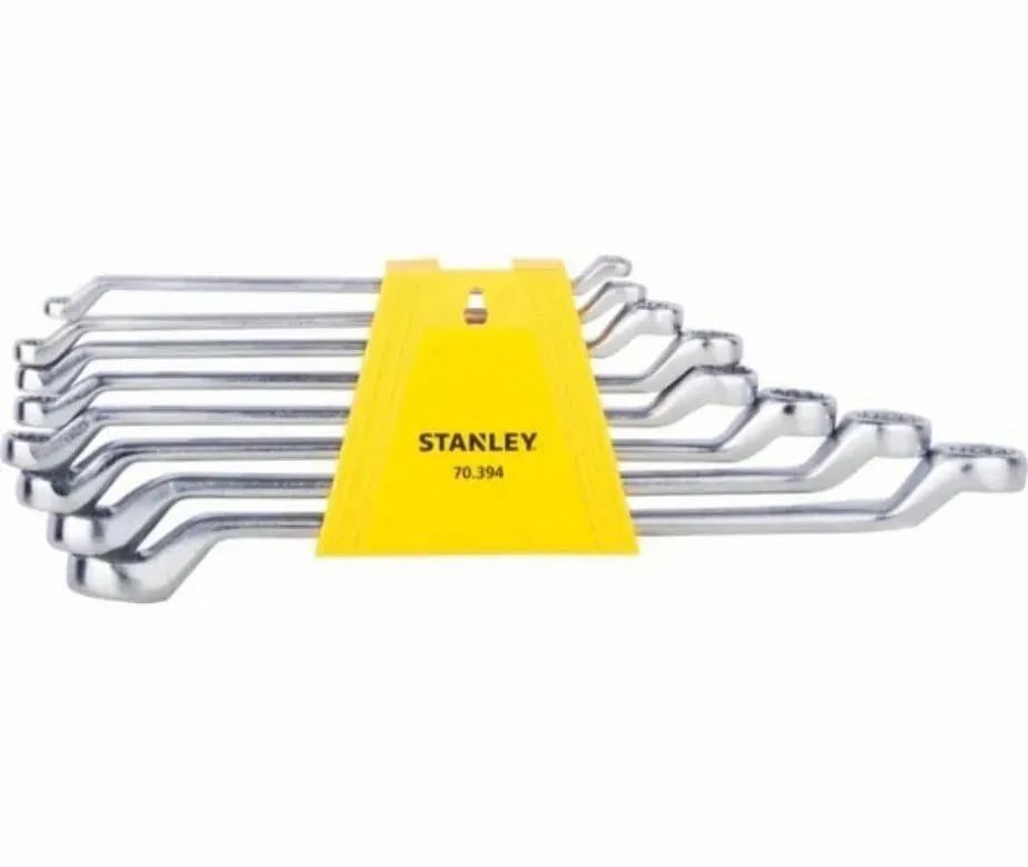 Stanley 70-394E 8 Pieces Shallow Offset Ring Spanner Set