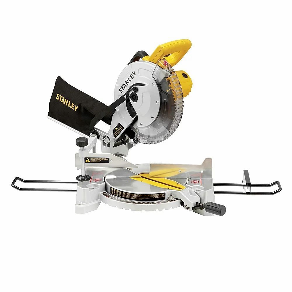 STANLEY SM16-IN 1650W 10"" Compound Mitre Saw (Yellow and Black), 10 inch