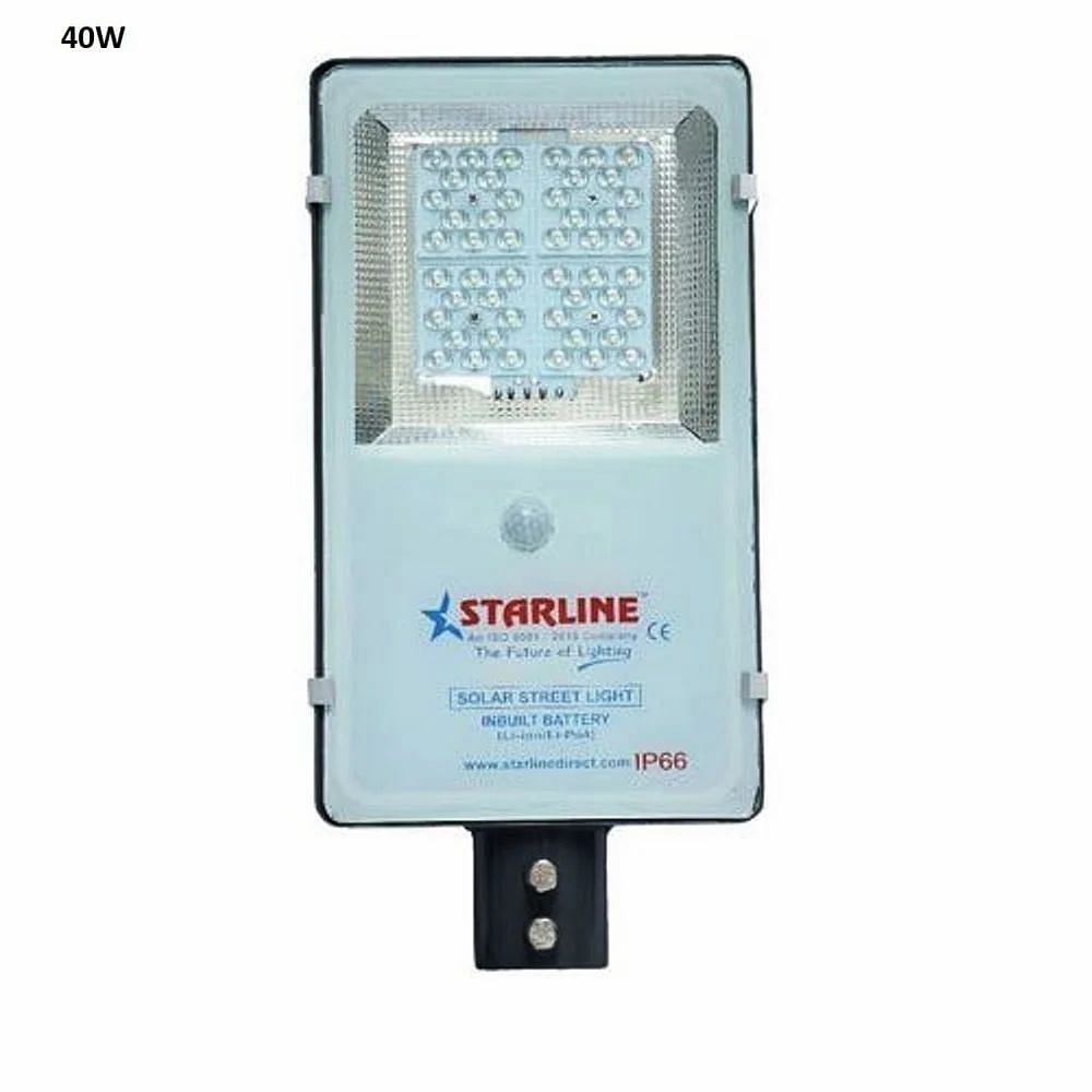 Starline Pure White 40 W Solar LED Light, aluminium