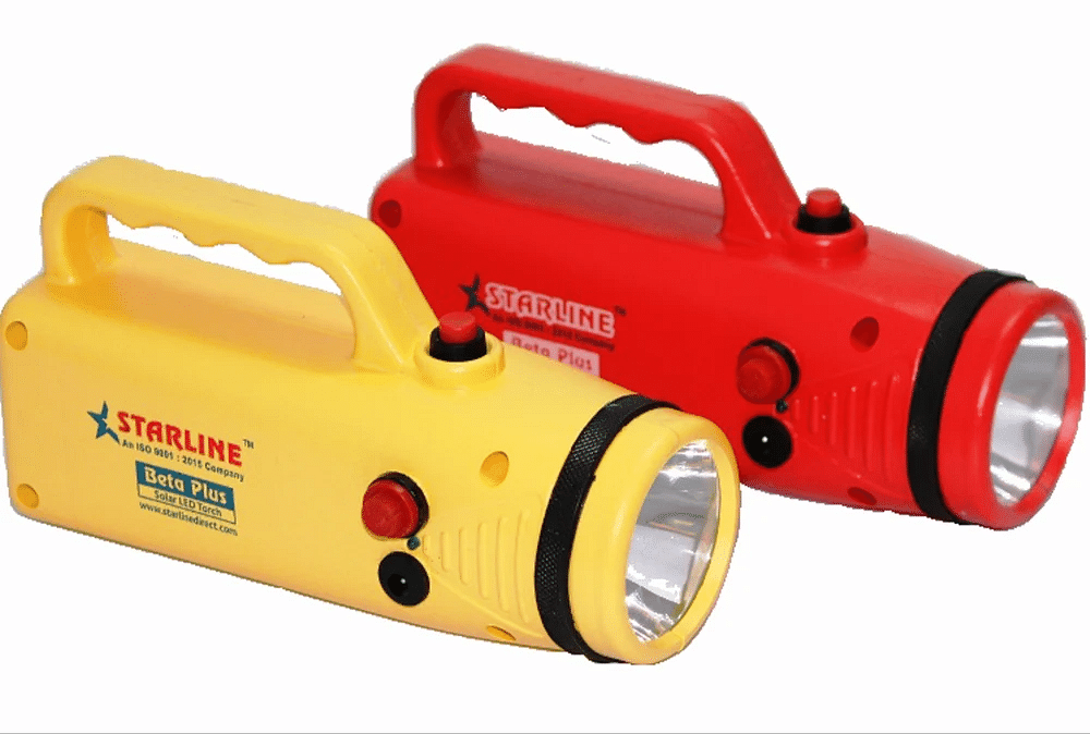 Starline Yellow And Red Beta Solar Torch, For Home