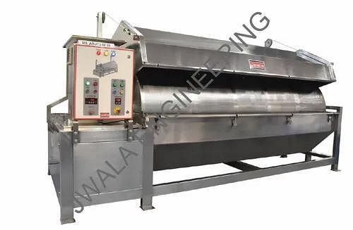 Steam Operated Automatic Rotary Blancher, 1000 Kgs To 5000 Kgs Per Hour