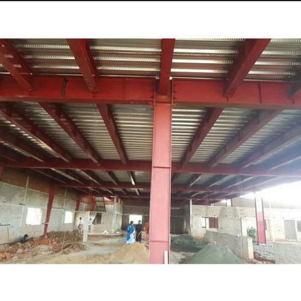 Steel / Stainless Steel Galvanised Decking Roofing Sheets Installation Service, For Quality Material