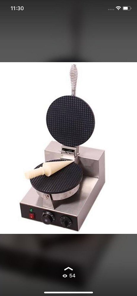 Steel Automatic Waffle Cone Maker