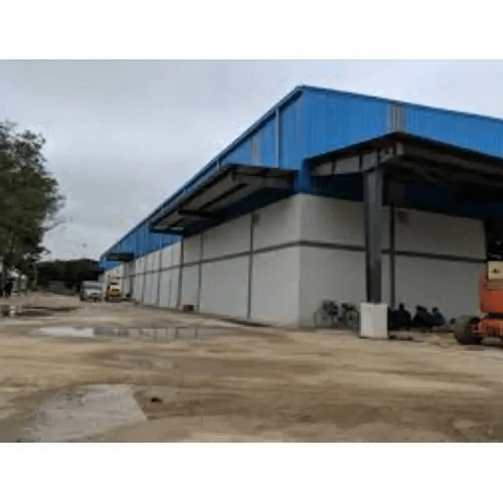 Steel Frame Structures Industrial Projects Warehouse Construction Service in Gurgaon Delhi NCR