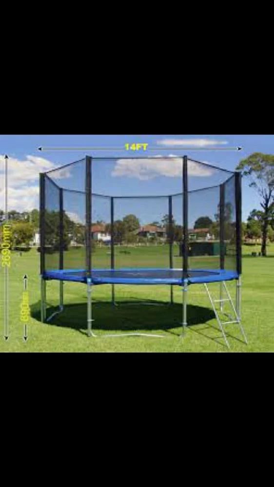 Steel Kids Jumping Trampoline, For Household