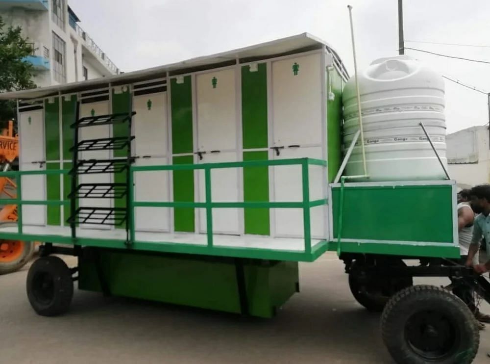 Steel Mobile Toilet Van