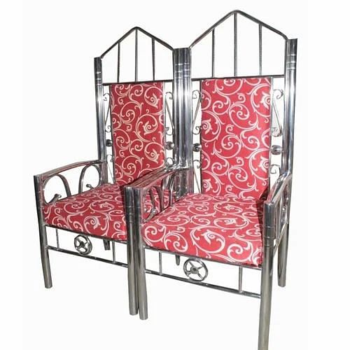 Steel Pink Wedding Chair