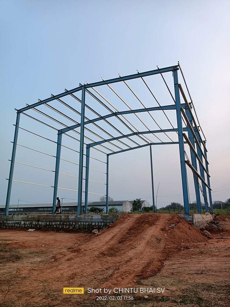 Steel Prefab Badminton Court Roofing Shed