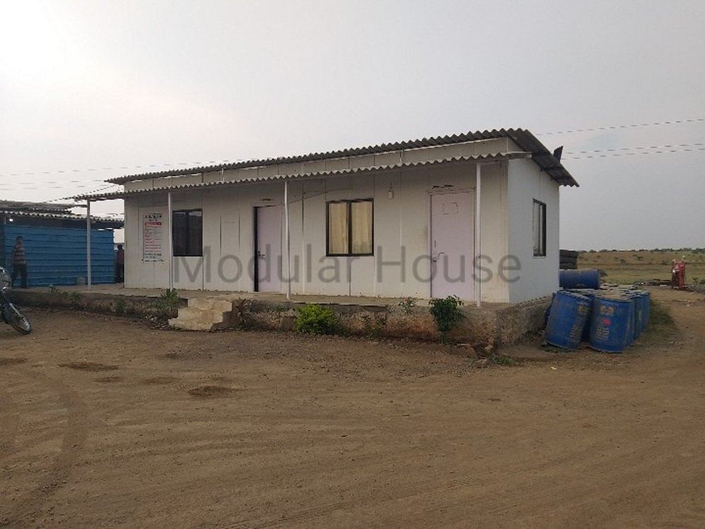 Steel Prefab Prefabricated Labour Accommodation, Thickness: 50-75 mm