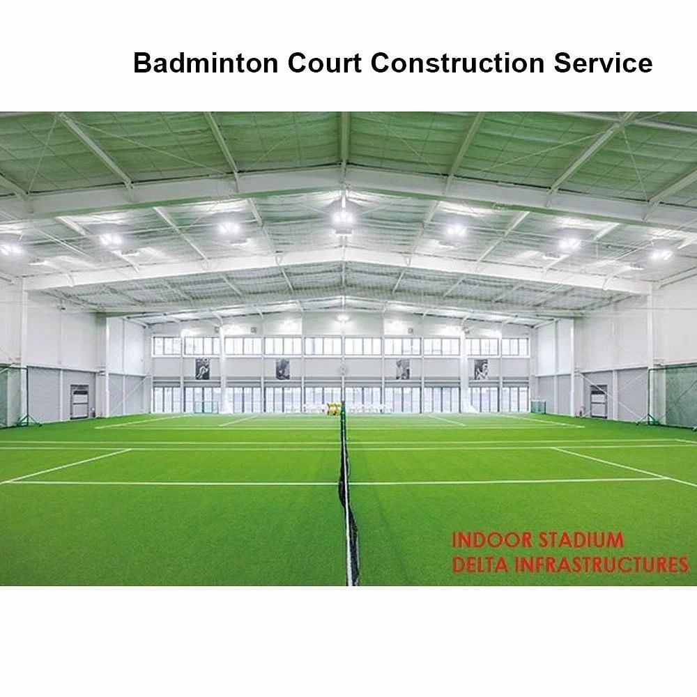 Steel PVC flooring Badminton Court Construction Service, in Karnataka