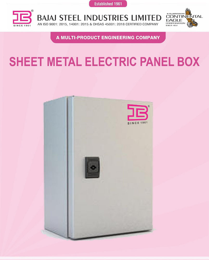 Steel Sheet Metal Electric Panel Box, For Junction Boxes