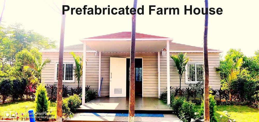 Steel,Wooden Prefabricated Farm House, For Hills Station