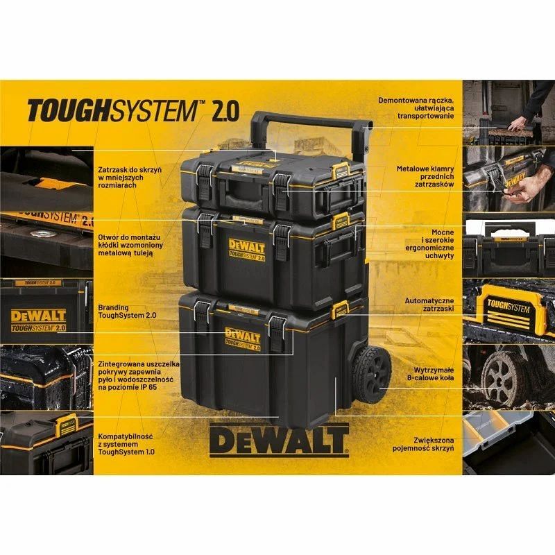 STORAGE SYSTEM Asb TOUGHSYSTEM STROAGE FOR TOOLS - DEWALT MAKE, For Industrial