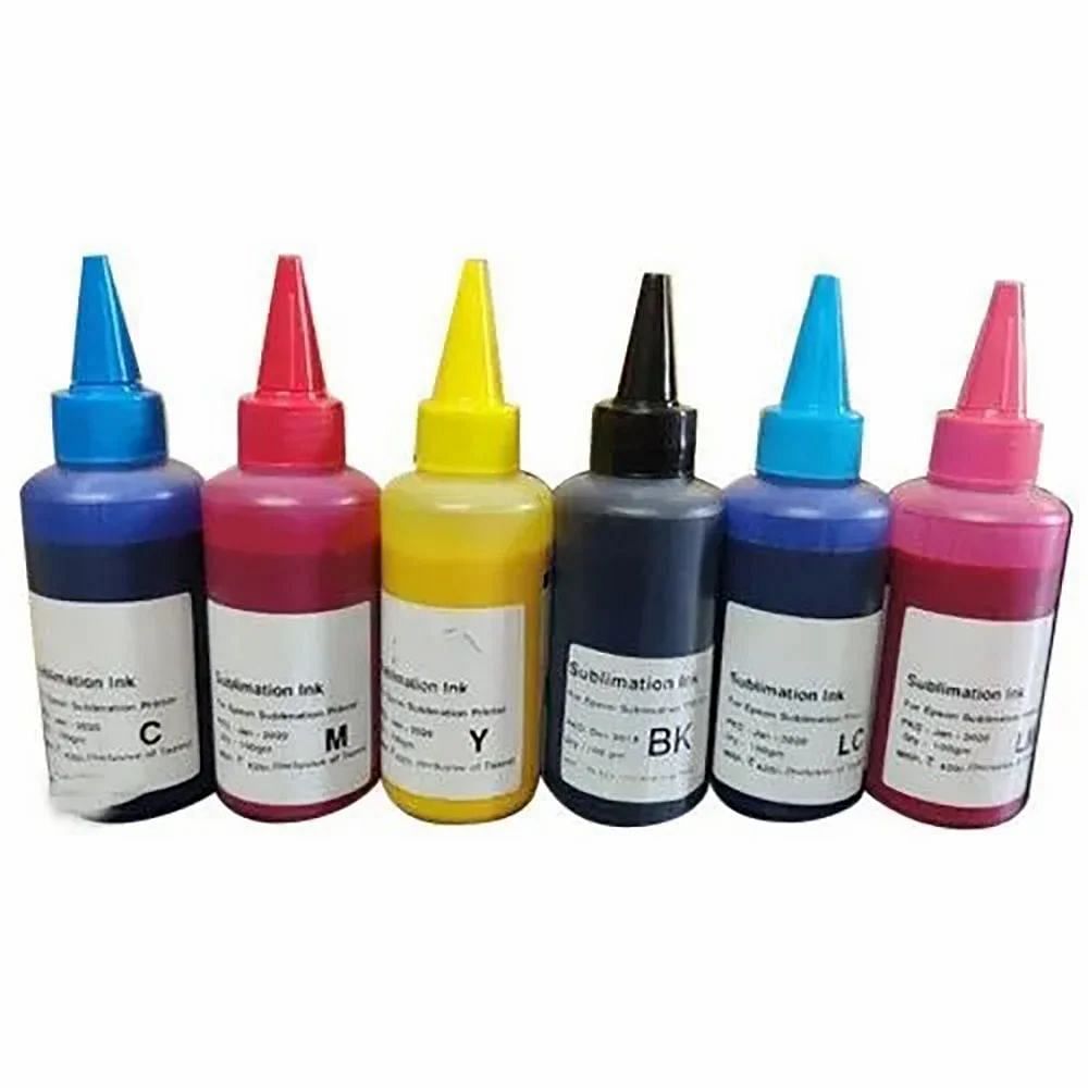 Sublimations 6 Color Pattern creations Sublimaions Ink, For Sublimation Printing, 100 ml