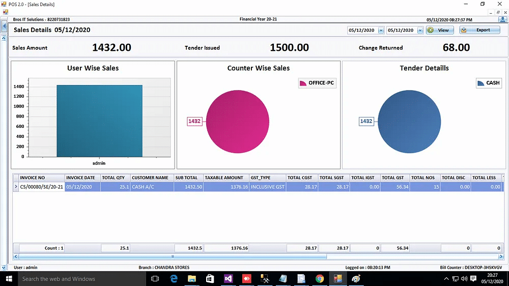 Supermarket Billing Software