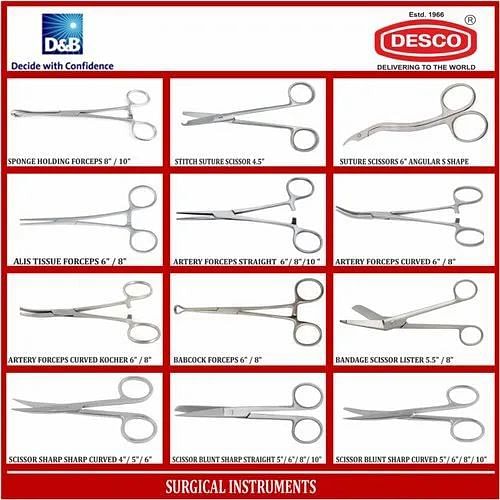 Surgical Instruments Desco, For ENT Surgery, Material Grade: Stainless Steel