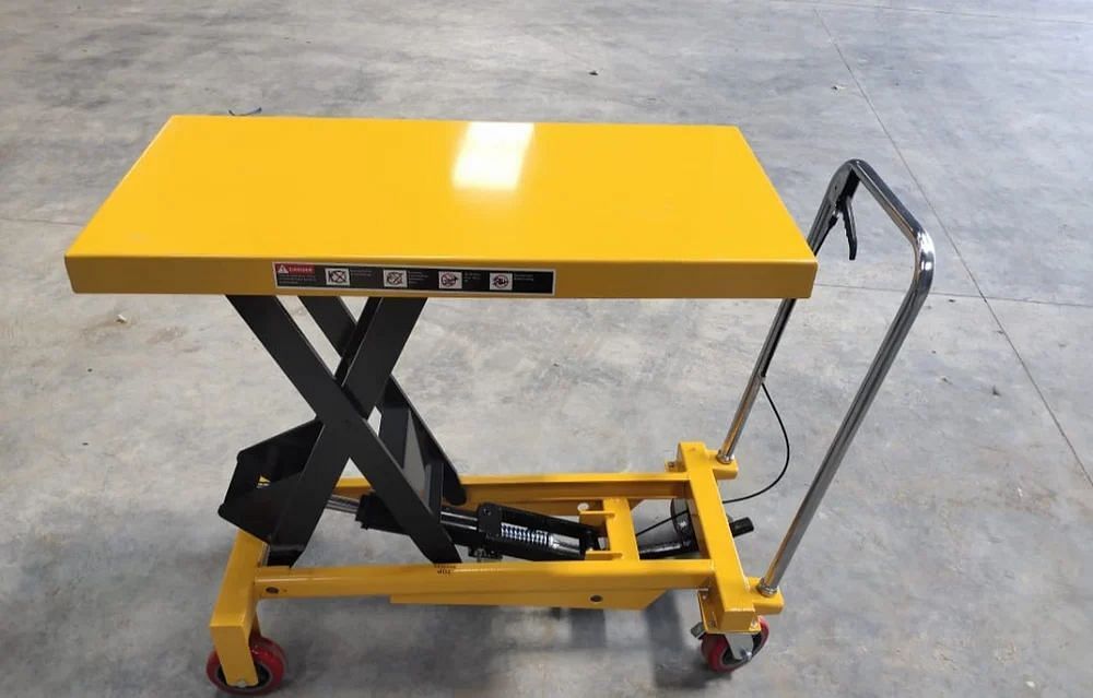 Swaminath cranes Hydraulic Scissor Lift Table, Running Mode: Moving, Working Height: 10 feet