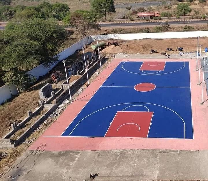 Synthetic Basketball Court