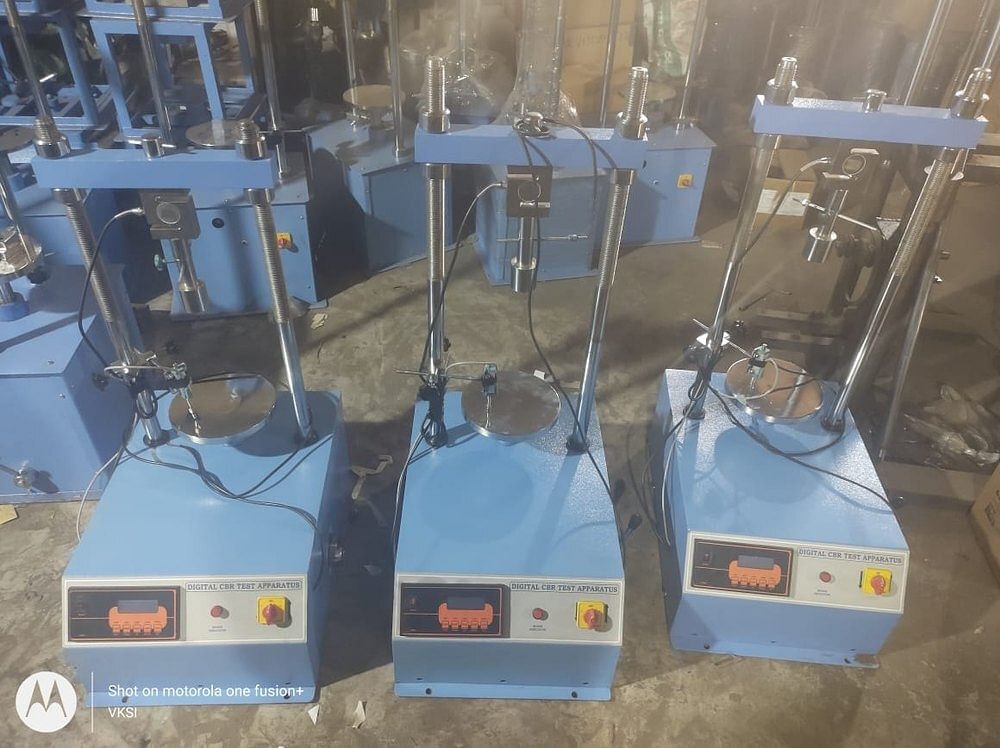 Table Top Model Blue CBR Testing Machine, Automation Grade: Automatic