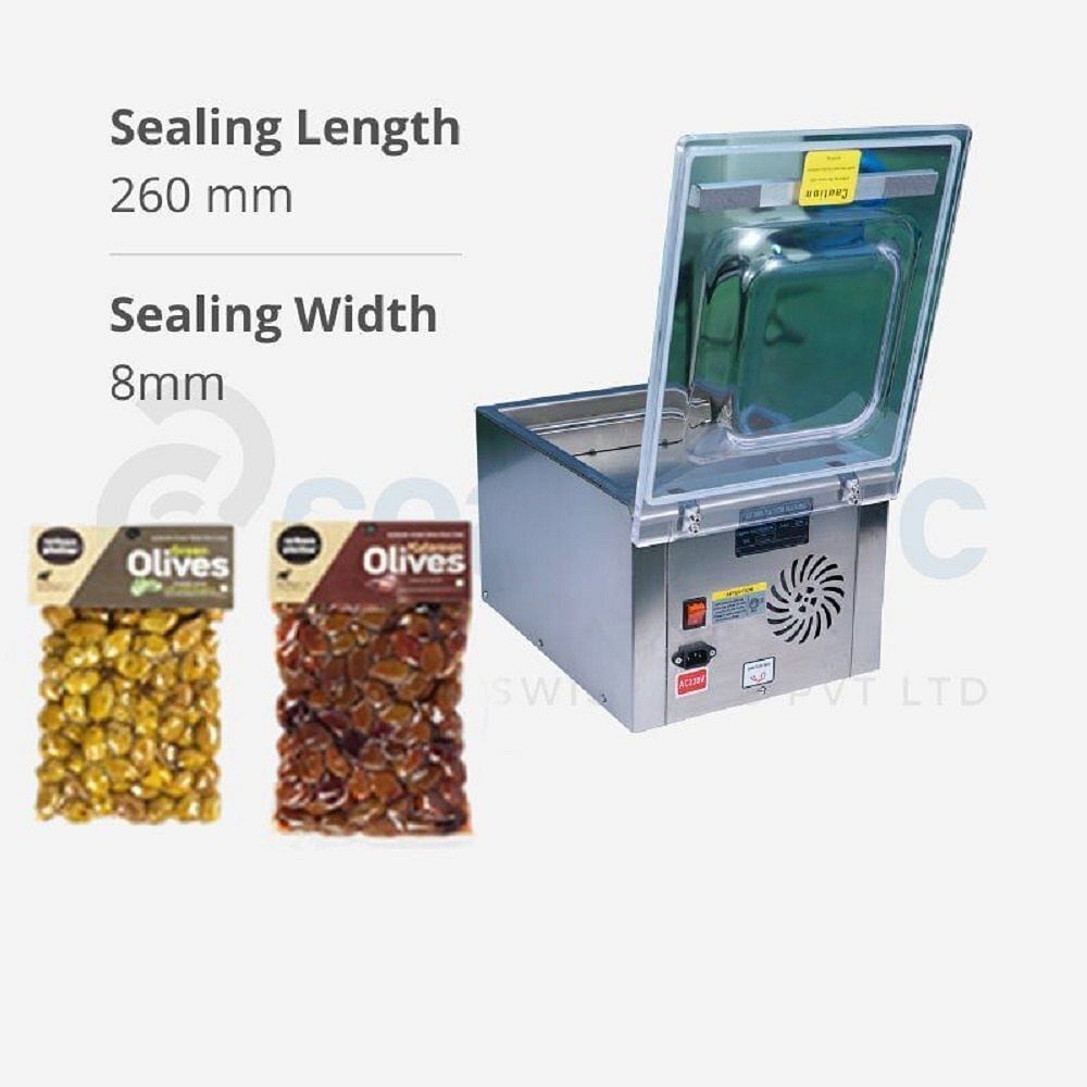 Tabletop Vacuum Chamber Sealing Machine, Capacity: 2 Pieces/Minute