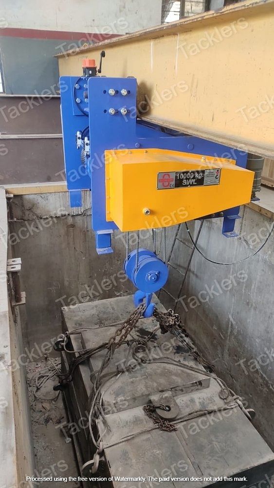 Tacklers 3 Phase Wire Rope Hoist, Capacity: 1-10 Ton, Model Name/Number: 011