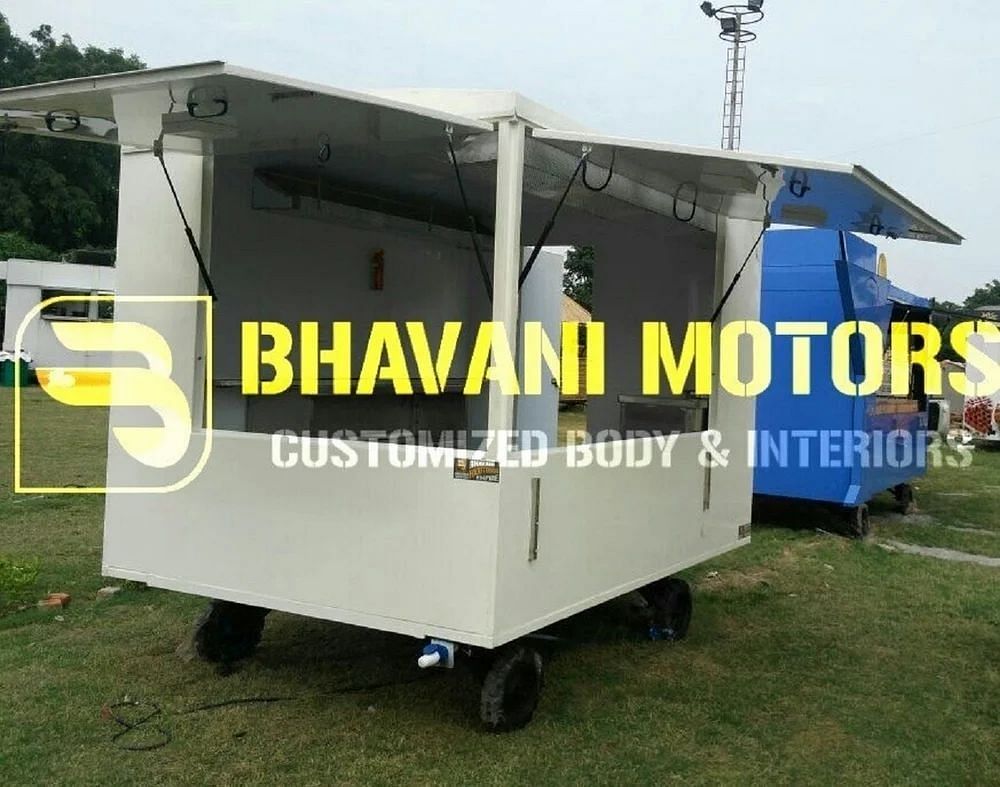 Tata Diesel Food Cart Trailer, For Foodtruck Outlet With Kitchen, Vehicle Model: Super Ace