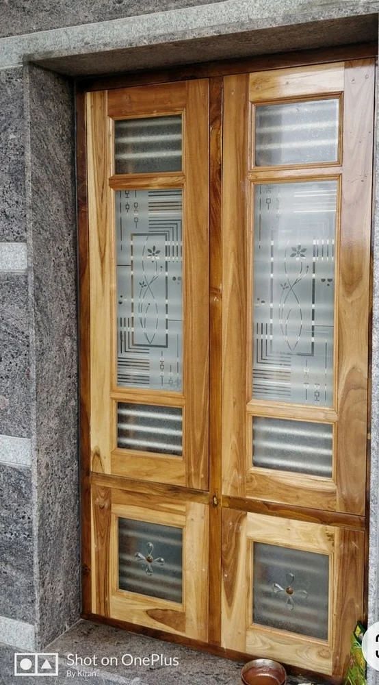 Teak Wood Door Windows