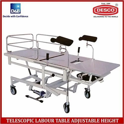 Telescopic Labour Table Adjustable Height Desco, For Hospital