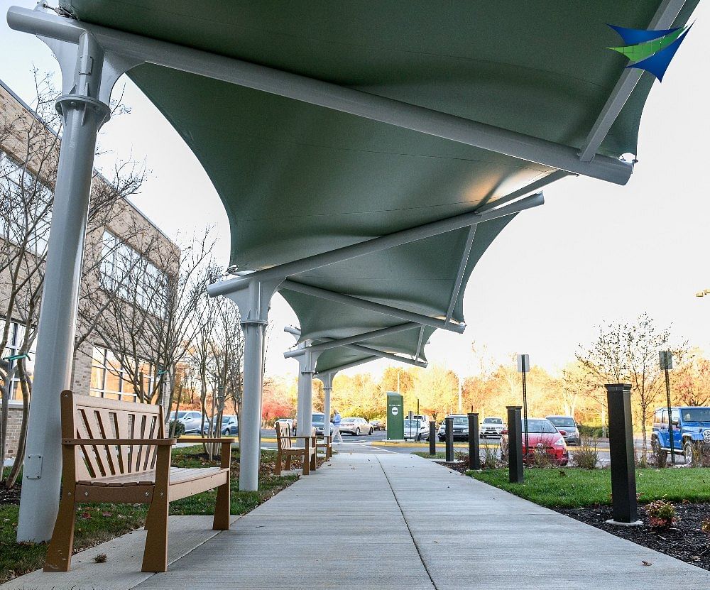 Tensile Driveway Shade