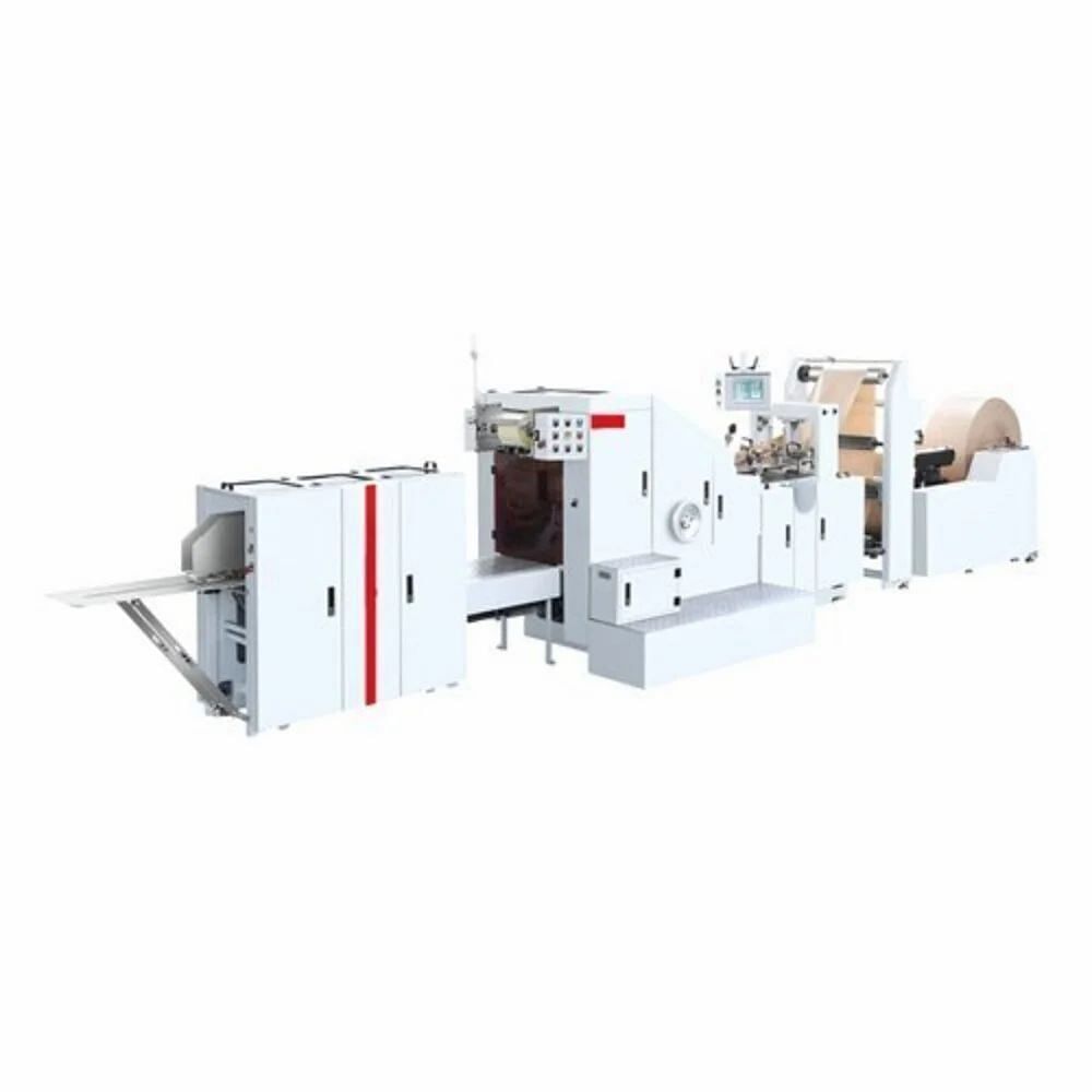 THAVE Fully Automatic Food Paper Bag Making Machine, Capacity: 80-100 (Pieces per hour), 440 V