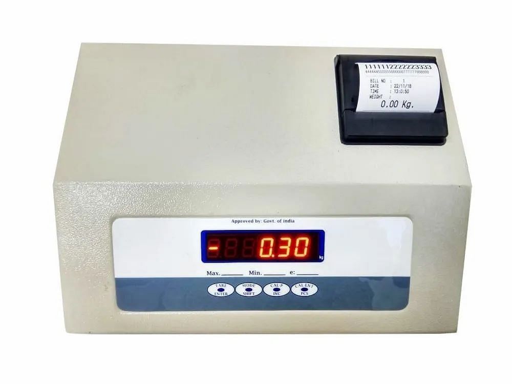 Thermal Semi-Automatic Print Digital Weighing Indicator, 48mm