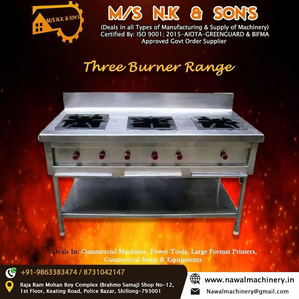 Three Burner Range