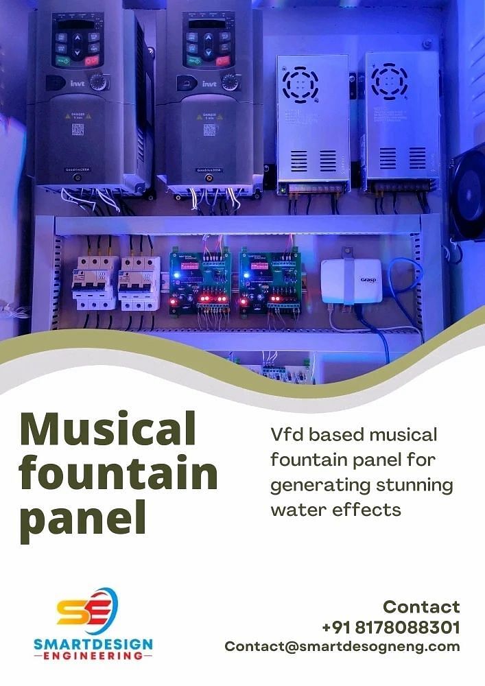 Three Phase 415 V DMX Control Musical Fountains Panel, 200A, Upto 2000 Amps